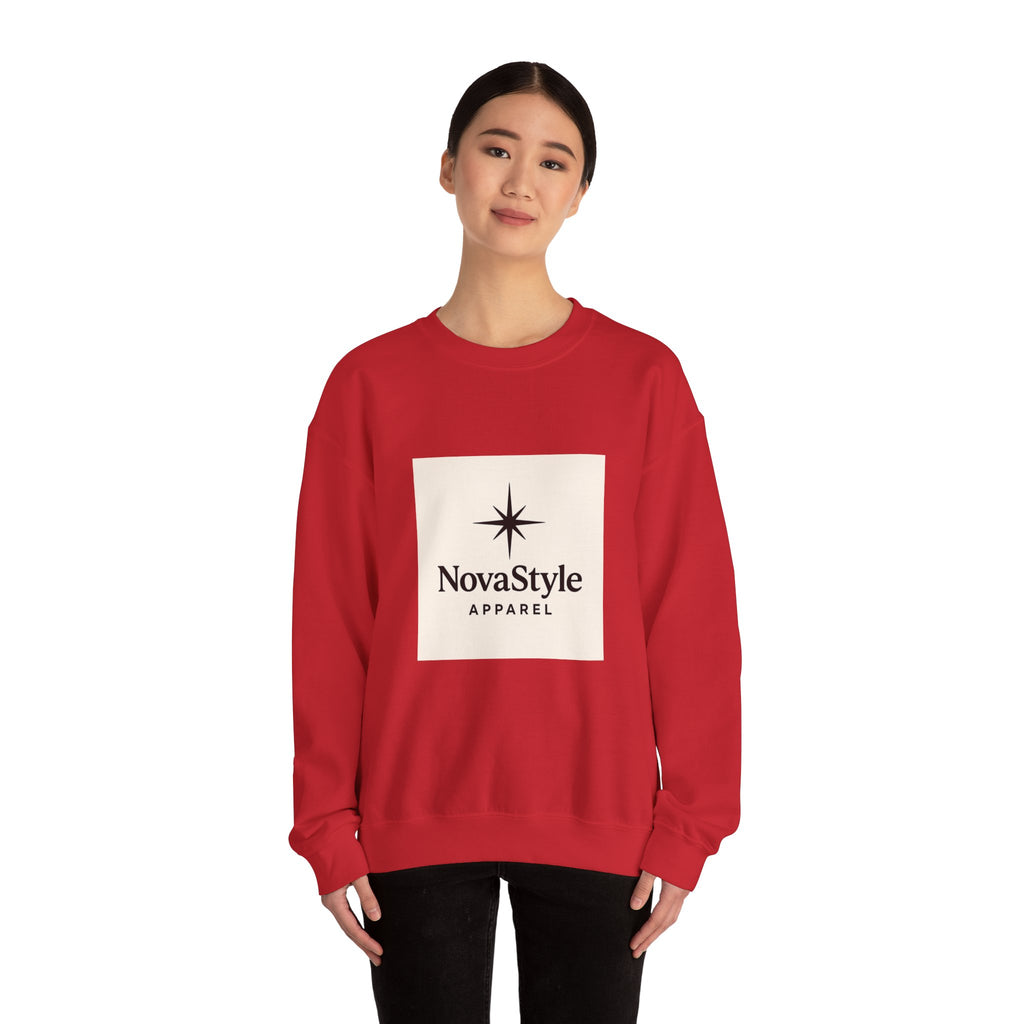 Crewneck Sweatshirt - NovaStyle Apparel Star Logo Classic