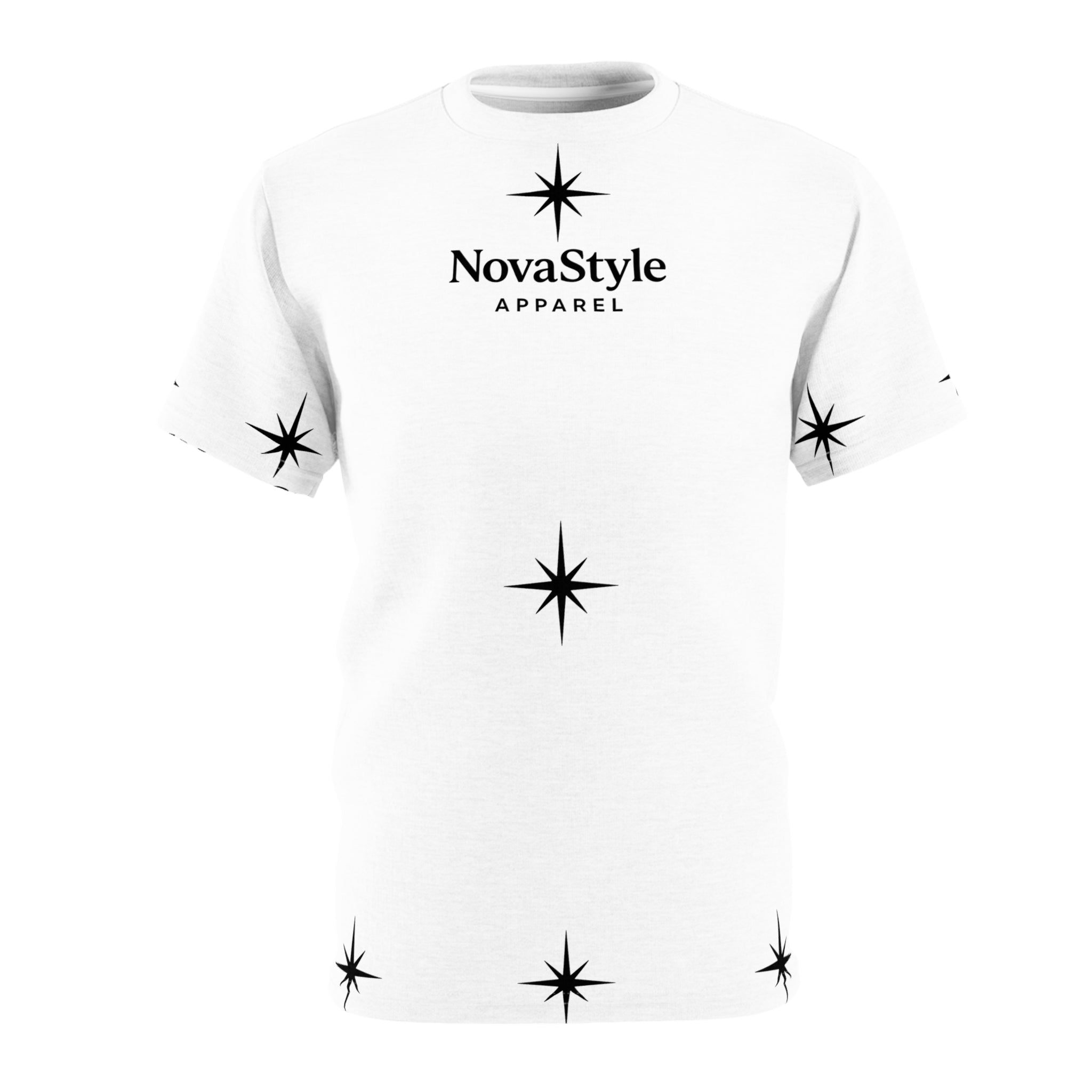 NovaStyle Starburst Tee — All-Over Print Graphic T-Shirt