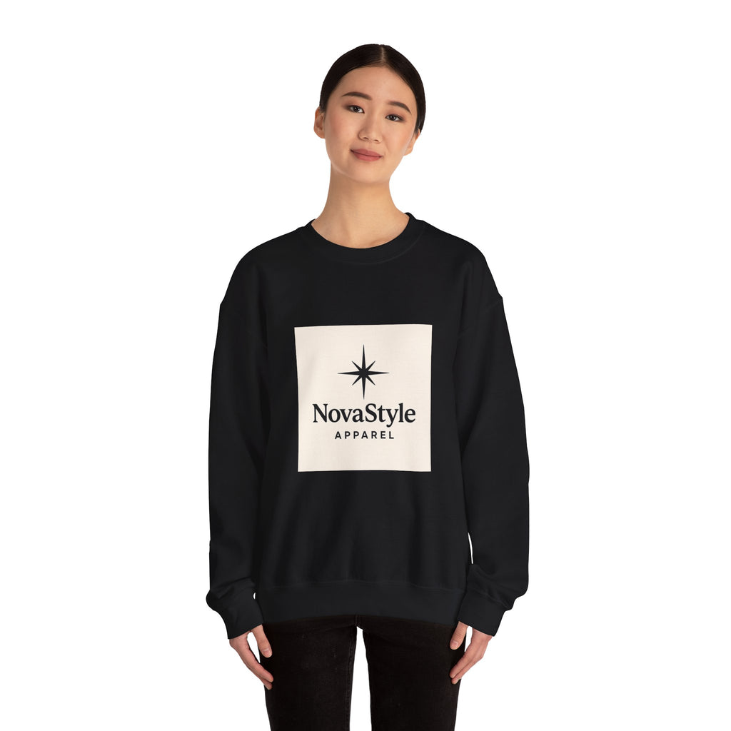 Crewneck Sweatshirt - NovaStyle Apparel Star Logo Classic