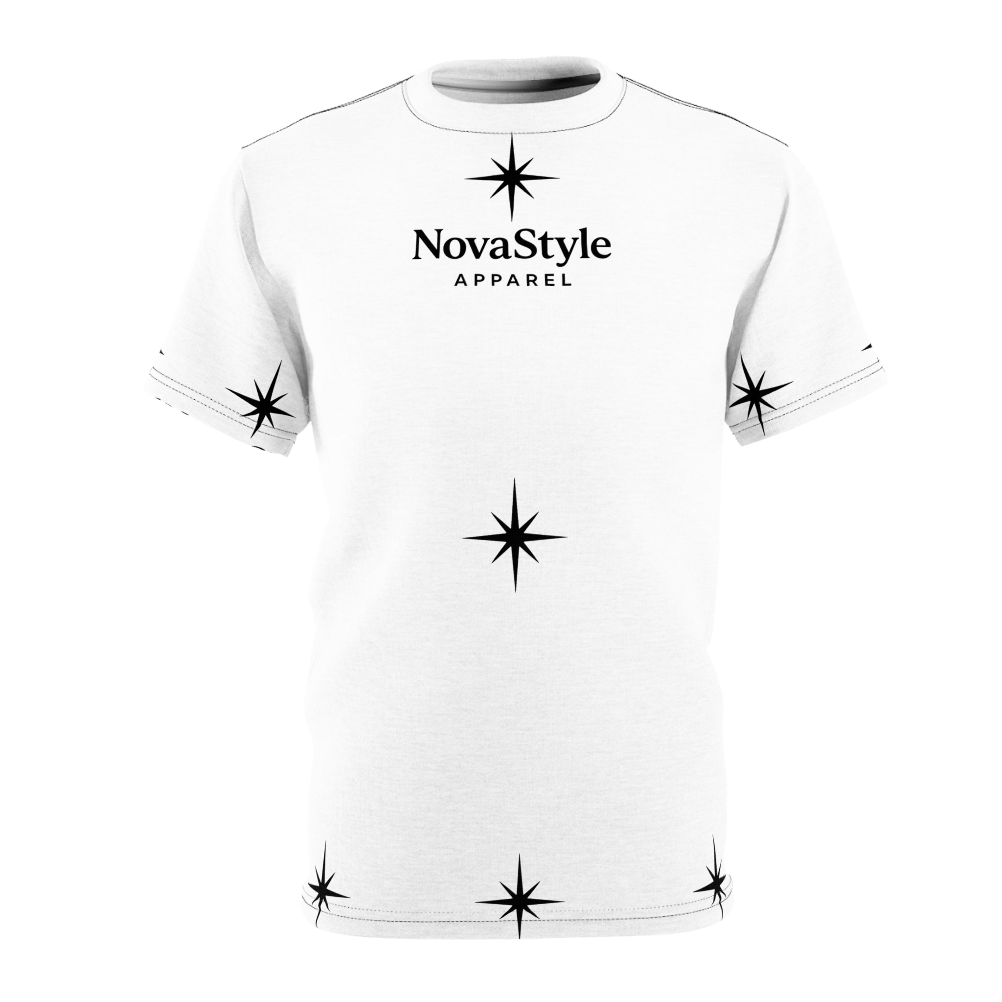 NovaStyle Starburst Tee — All-Over Print Graphic T-Shirt