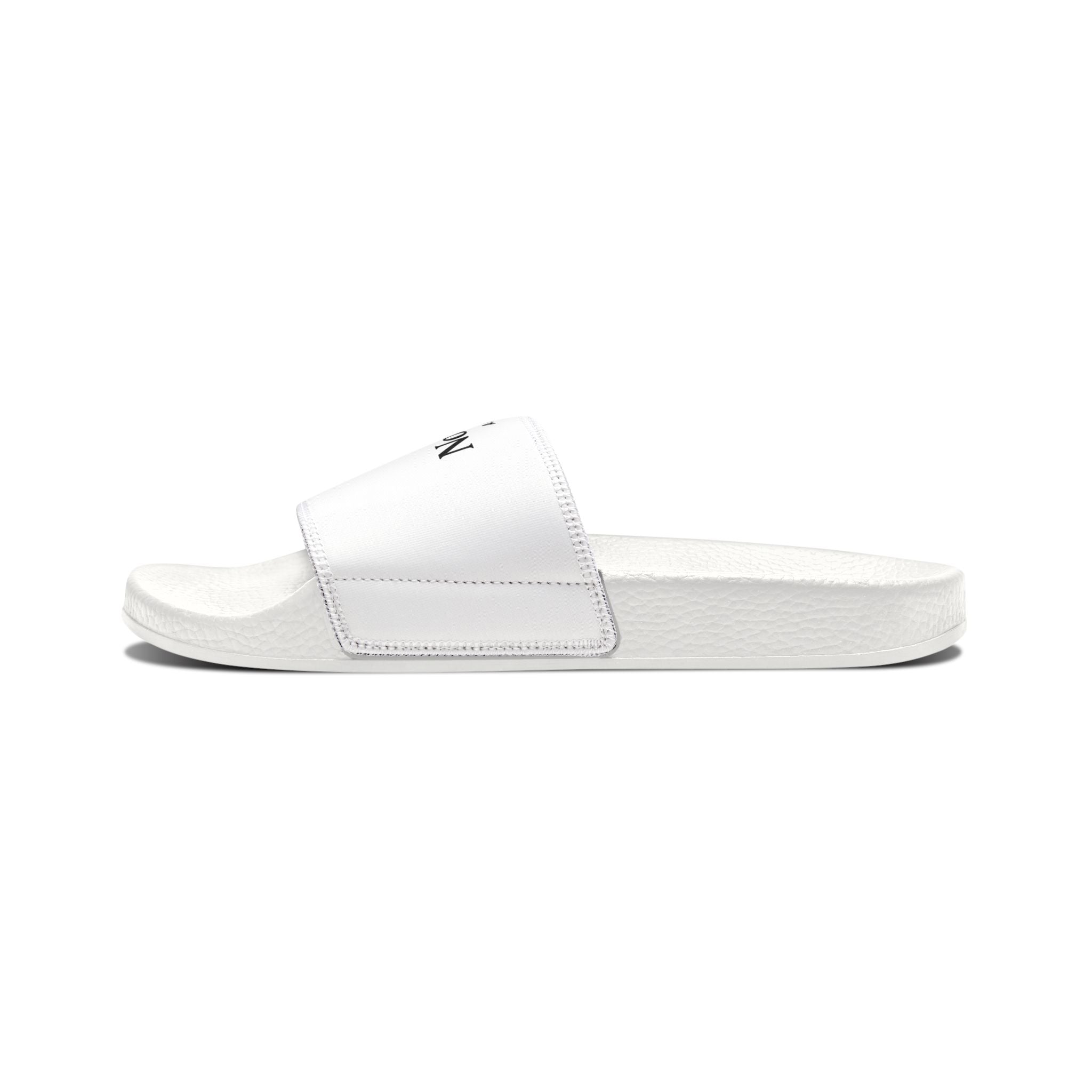 Men's Removable-Strap Sandals — White NovaStyle Slide Sandals