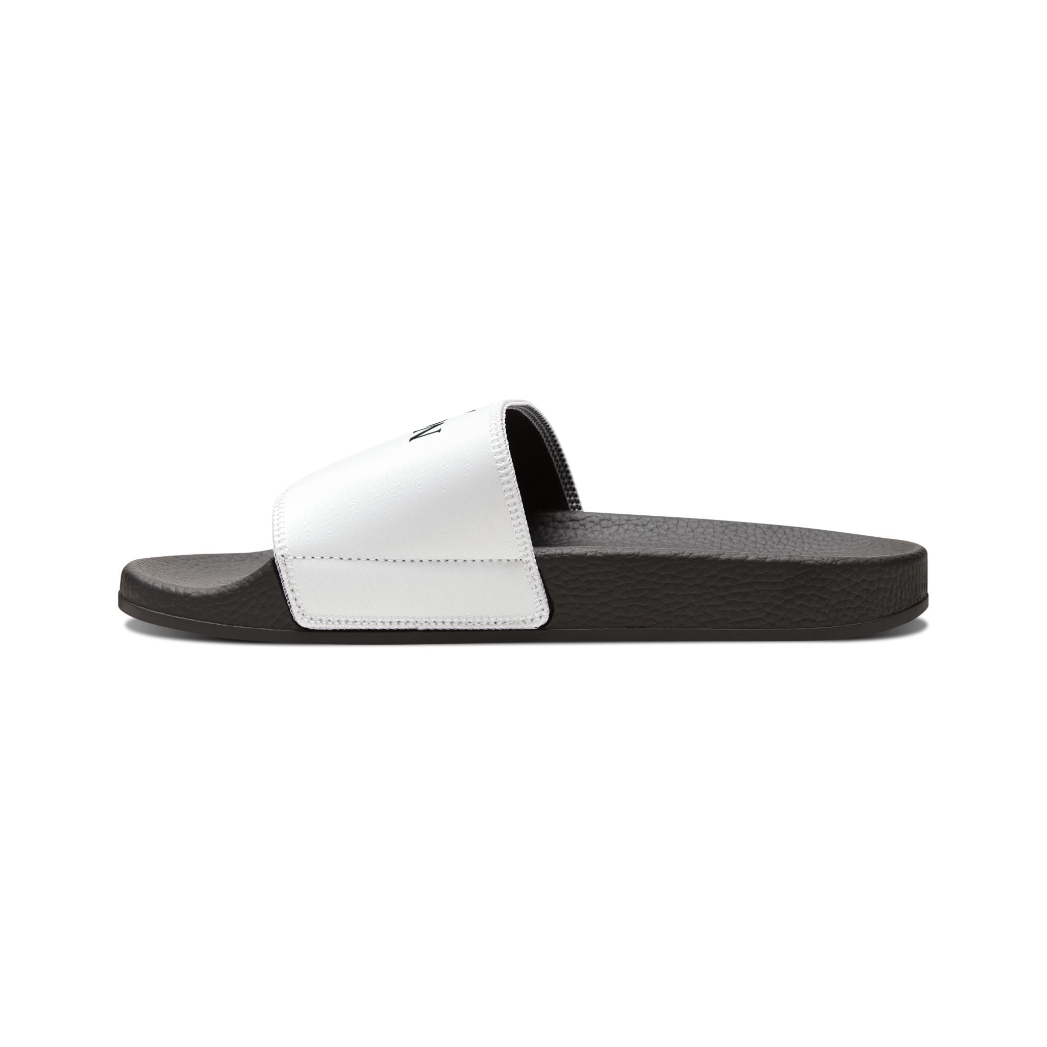 Men's Removable-Strap Sandals — White NovaStyle Slide Sandals
