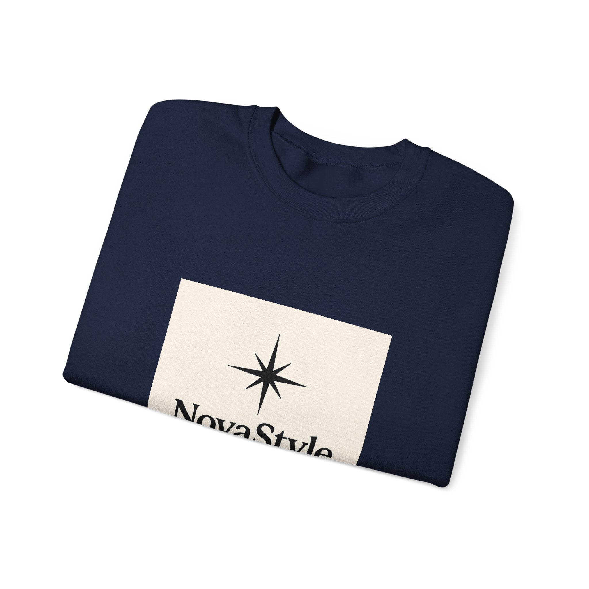 Crewneck Sweatshirt - NovaStyle Apparel Star Logo Classic