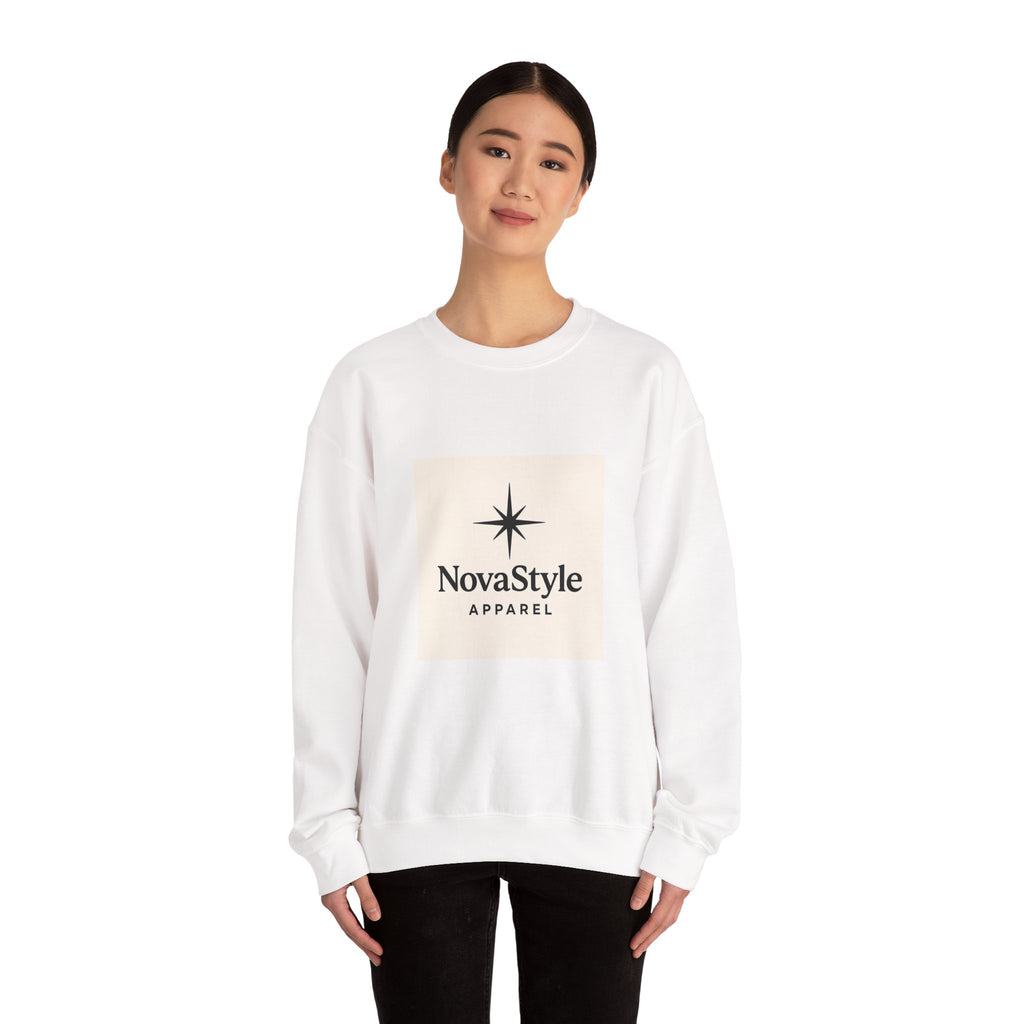 Crewneck Sweatshirt - NovaStyle Apparel Star Logo Classic