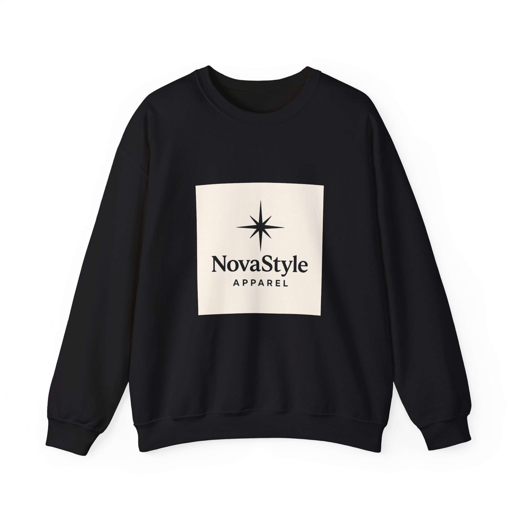 Crewneck Sweatshirt - NovaStyle Apparel Star Logo Classic