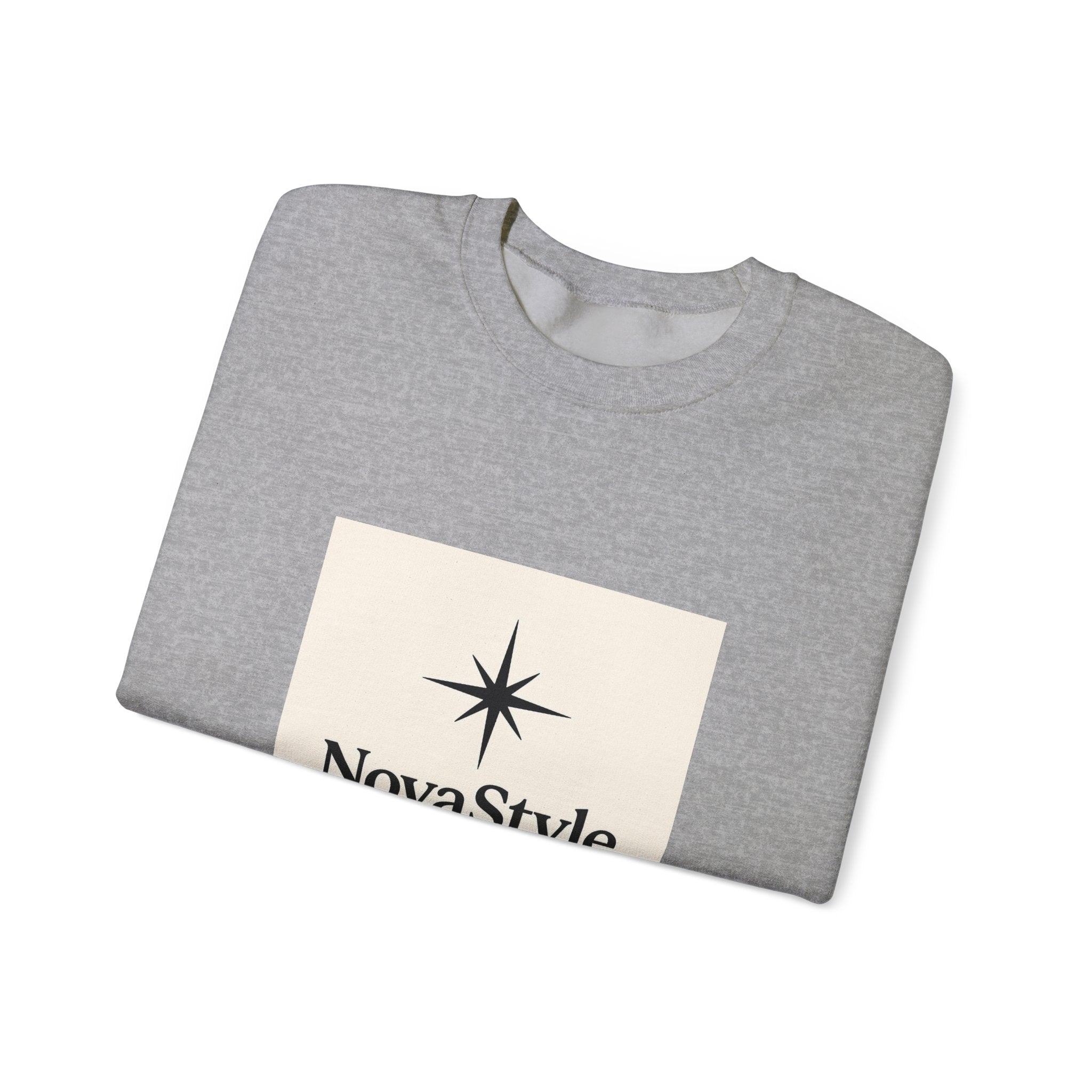 Crewneck Sweatshirt - NovaStyle Apparel Star Logo Classic
