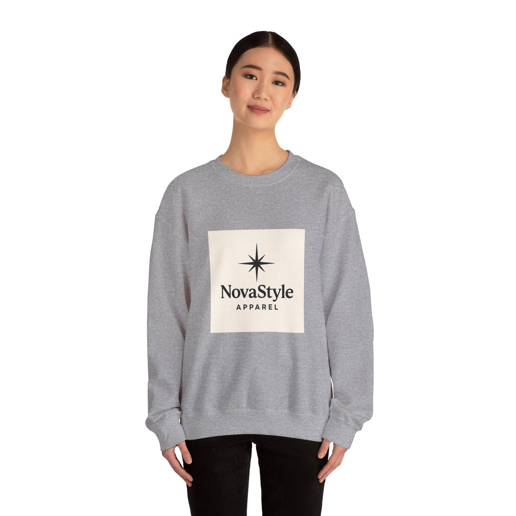 Crewneck Sweatshirt - NovaStyle Apparel Star Logo Classic