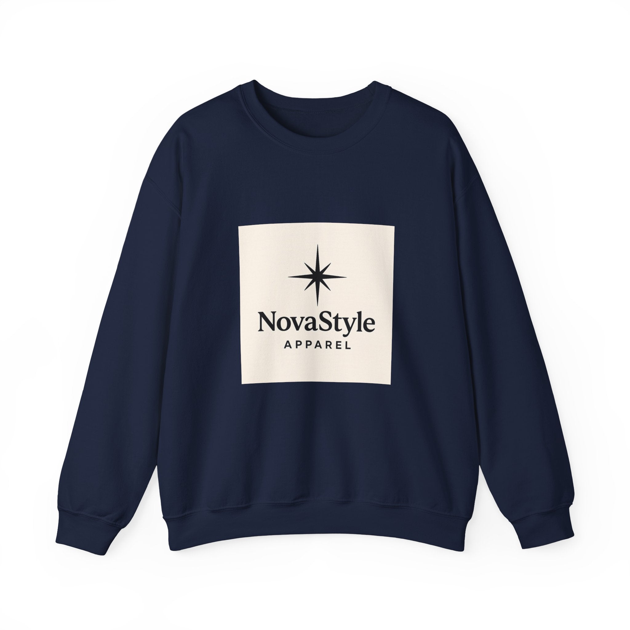 Crewneck Sweatshirt - NovaStyle Apparel Star Logo Classic