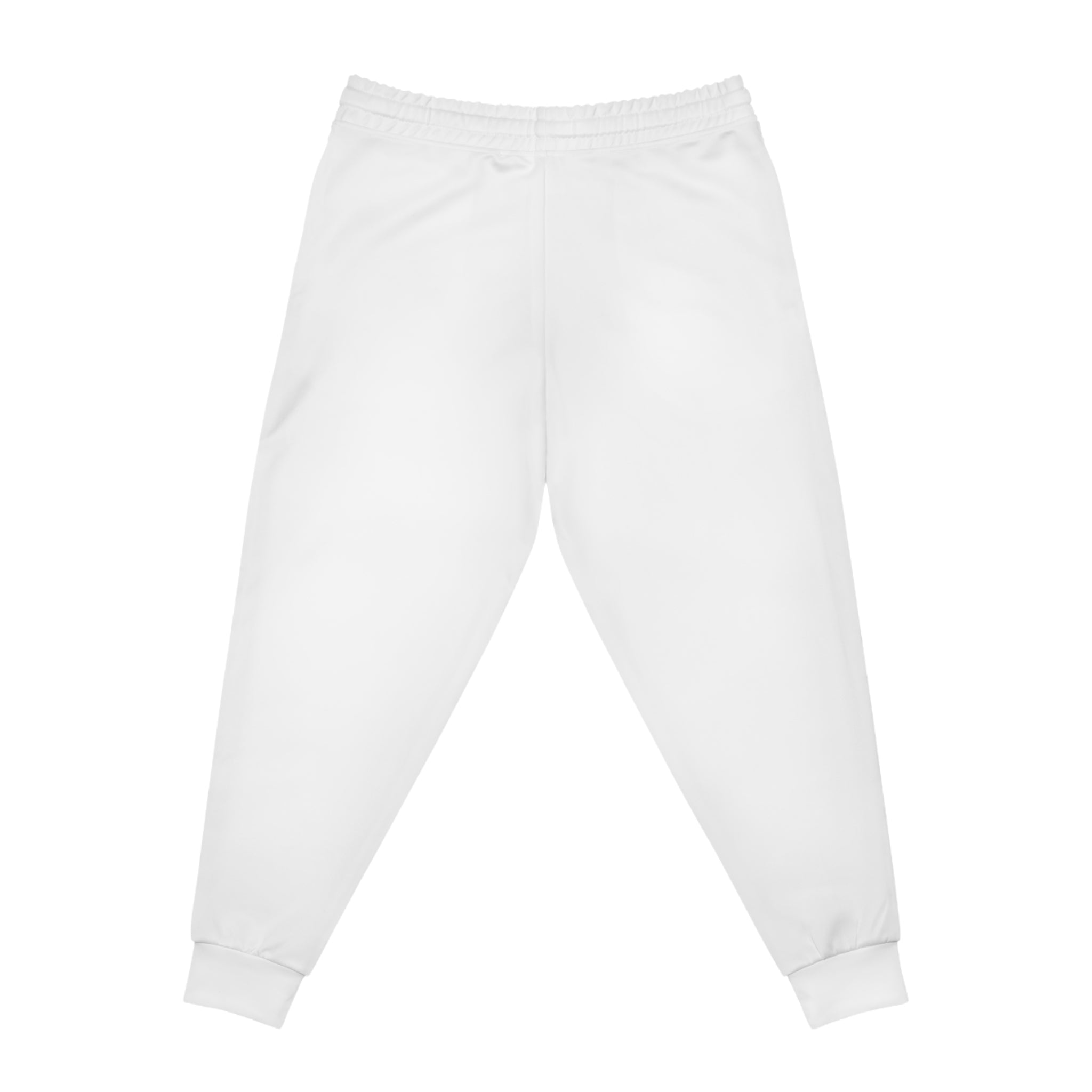 White Athletic Joggers with Northside Compass Logo - Lightweight Sport Sweatpants