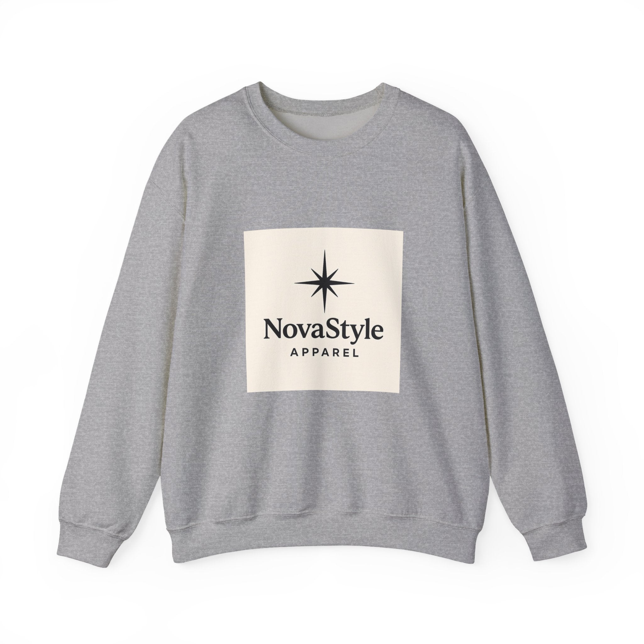 Crewneck Sweatshirt - NovaStyle Apparel Star Logo Classic
