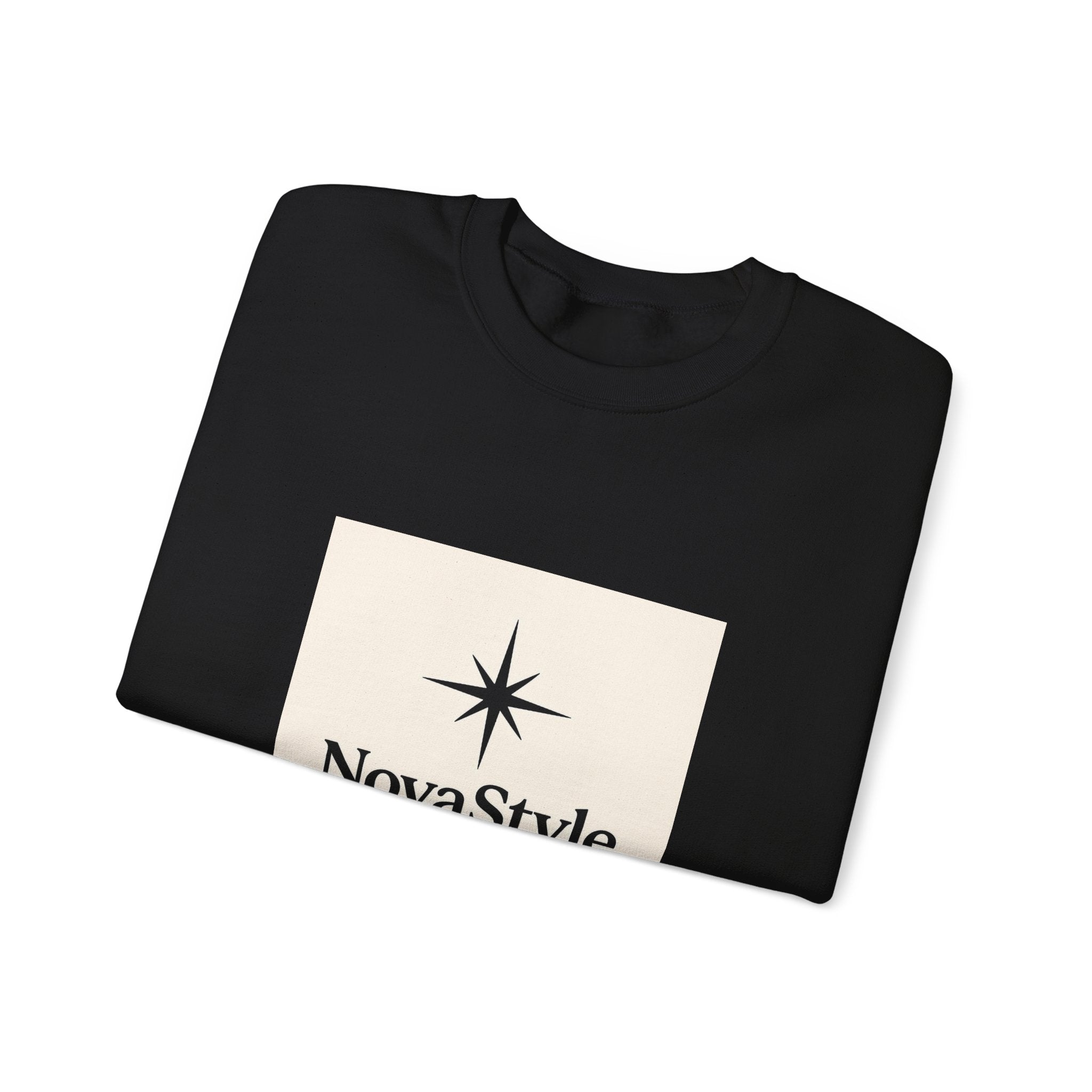 Crewneck Sweatshirt - NovaStyle Apparel Star Logo Classic